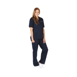 UNISEX V-NECK SCRUB SET, NAVY 