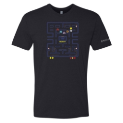 NEXT LEVEL TSHIRT PACMAN- BLACK 