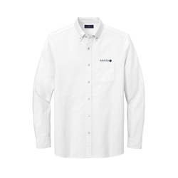 BROOKS BROTHERS CASUAL OXFORD SHIRT, WHITE - AM-BB18004-WH