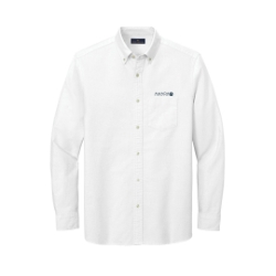 BROOKS BROTHERS CASUAL OXFORD SHIRT, WHITE 
