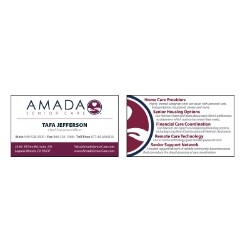 AMADA BENEFITS BUSINESS CARD (500) 