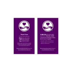 CUSTOM VERTICAL BUSINESS CARDS (500) 