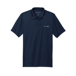 MENS PORT AUTHORITY PERFORMANCE POLO, NAVY 