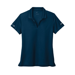 LADIES NIKE DRIFIT POLO, NAVY - AM-NKDC1991-NV