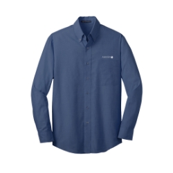 MENS PORT AUTHORITY EASY CARE CROSSHATCH SHIRT 
