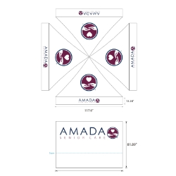 10 X 10 OUTDOOR CANOPY+ BACK WALL & TRAVEL CASE 